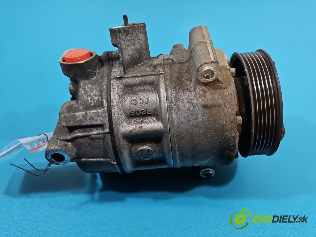 Vw Caddy III 2K 2003-2020 1.6 tdi 75 hp manual 55 kW 1598 cm3 5- Kompresor: klíma 1K0820808F (Kompresor klimatizace)