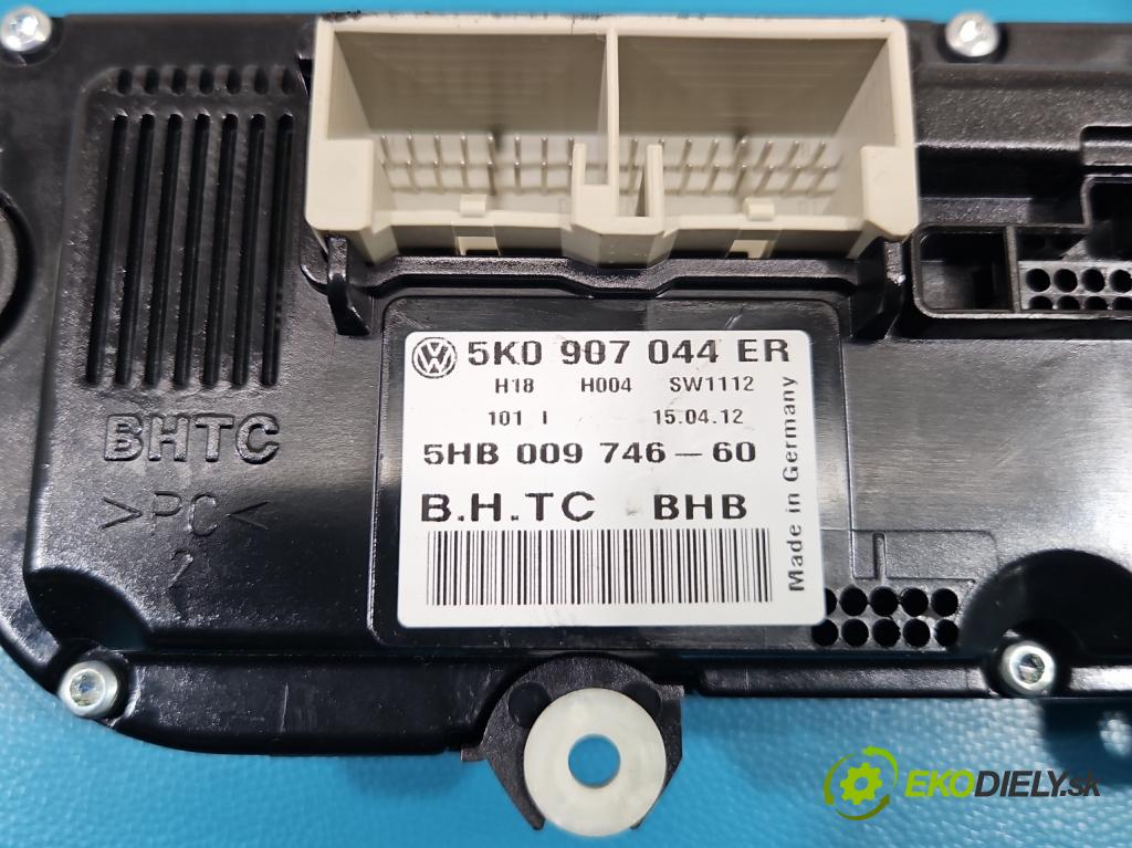 Vw Golf VI 2008-2013 1.6 tdi 105 hp manual 77 kW 1598 cm3 5- palubní deska panel topení 5K0907044ER