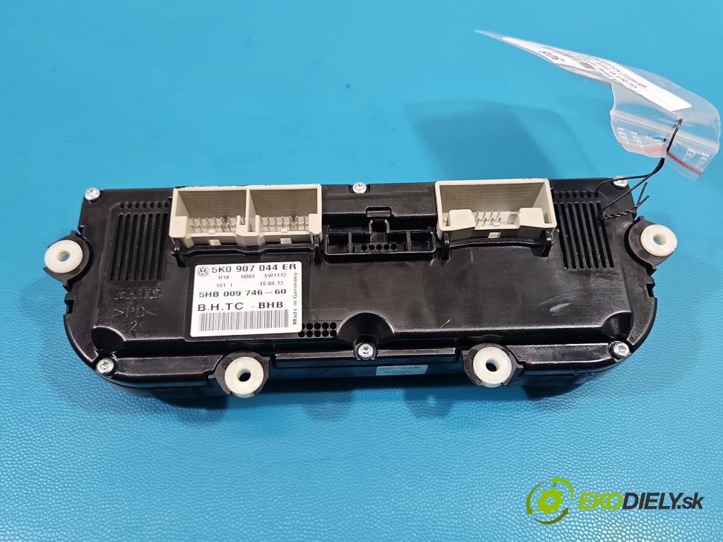 Vw Golf VI 2008-2013 1.6 tdi 105 hp manual 77 kW 1598 cm3 5- palubní deska panel topení 5K0907044ER