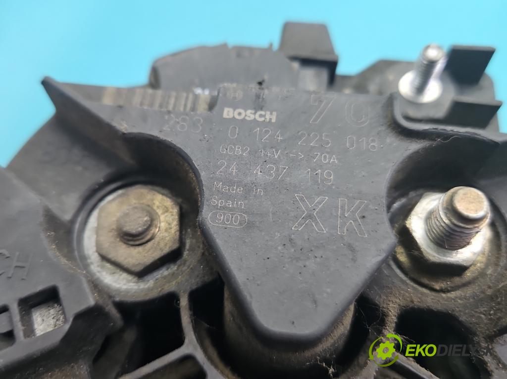 Opel Corsa C 2000-2006 1.0 12V 58 HP manual 43 kW 973 cm3 5- Alternator 24437119 (Alternátor)