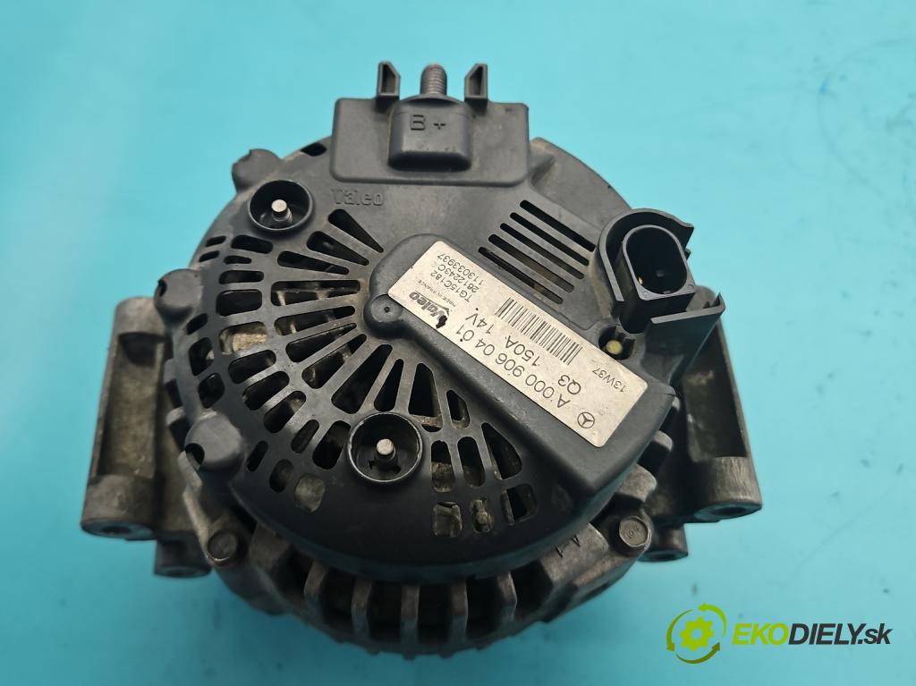Mercedes C W204 2007-2014 2.2 CDI 136hp automatic 100 kW 2148 cm3 4- Alternator A0009060401 (Alternátor)