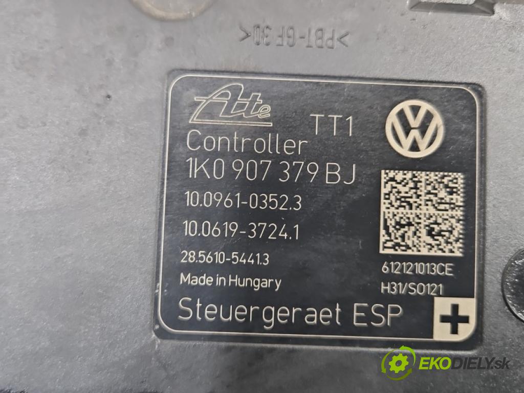 Vw Golf VI 2008-2013 1.6 tdi 105 HP manual 77 kW 1598 cm3 5- čerpadlo abs 1K0907379BJ (Pumpa ABS)