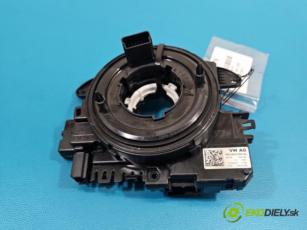 Vw Caddy III 2K 2003-2020 1.6 tdi 75 HP manual 55 kW 1598 cm3 5- Páska: airbag 5K0953569AL (Airbag)