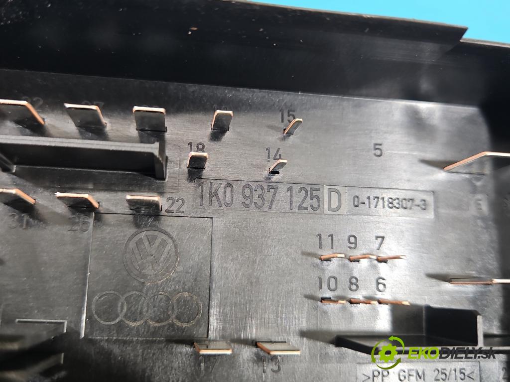 Vw Caddy III 2K 2003-2020 1.6 tdi 75 hp manual 55 kW 1598 cm3 5- skříňka pojistková 1K0937125D (Pojistková skříňka)
