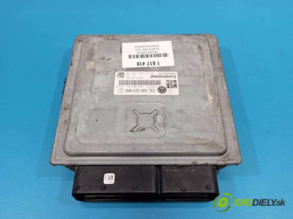 Vw Golf VI 2008-2013 1.6 tdi 105 HP manual 77 kW 1598 cm3 5- riadiaca jednotka motora 03L906023MM