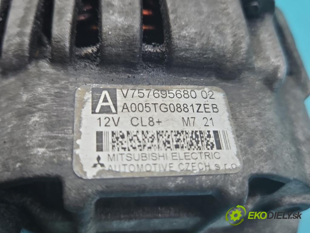 Peugeot 207 1.4 16V 95 HP manual 70 kW 1397 cm3 3- Alternator 757695680 (Alternátor)