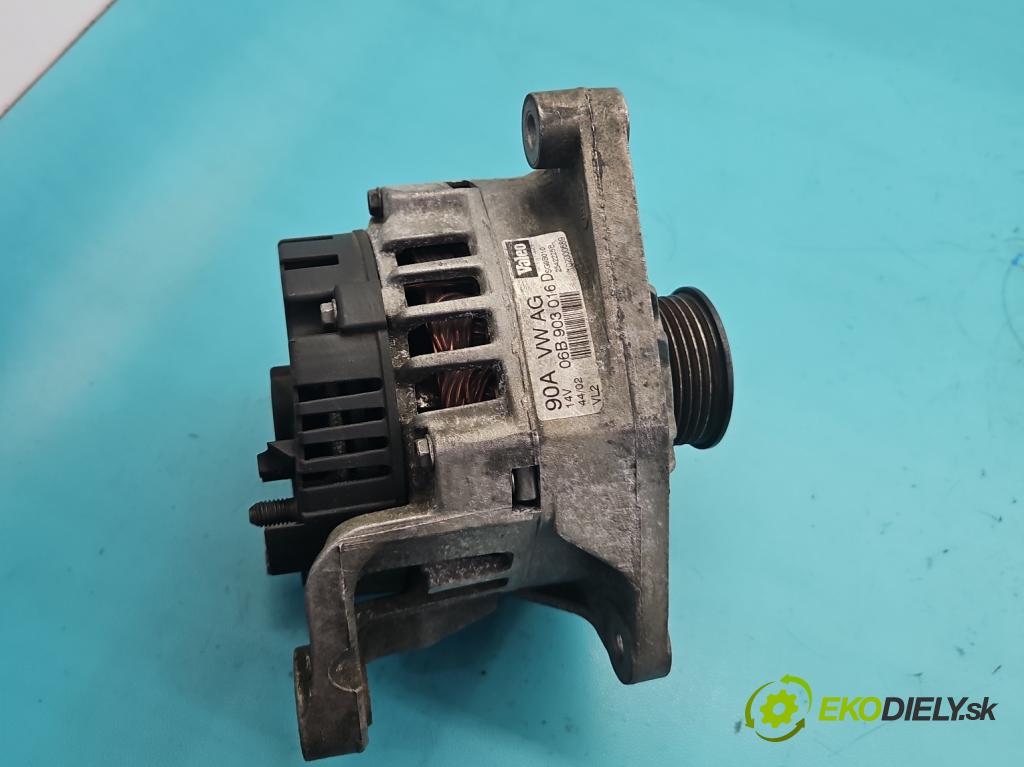 Vw Passat B5 1995-2005 1.8 T 150 hp manual 110 kW 1781 cm3 4- Alternator 06B903016D (Alternátor)