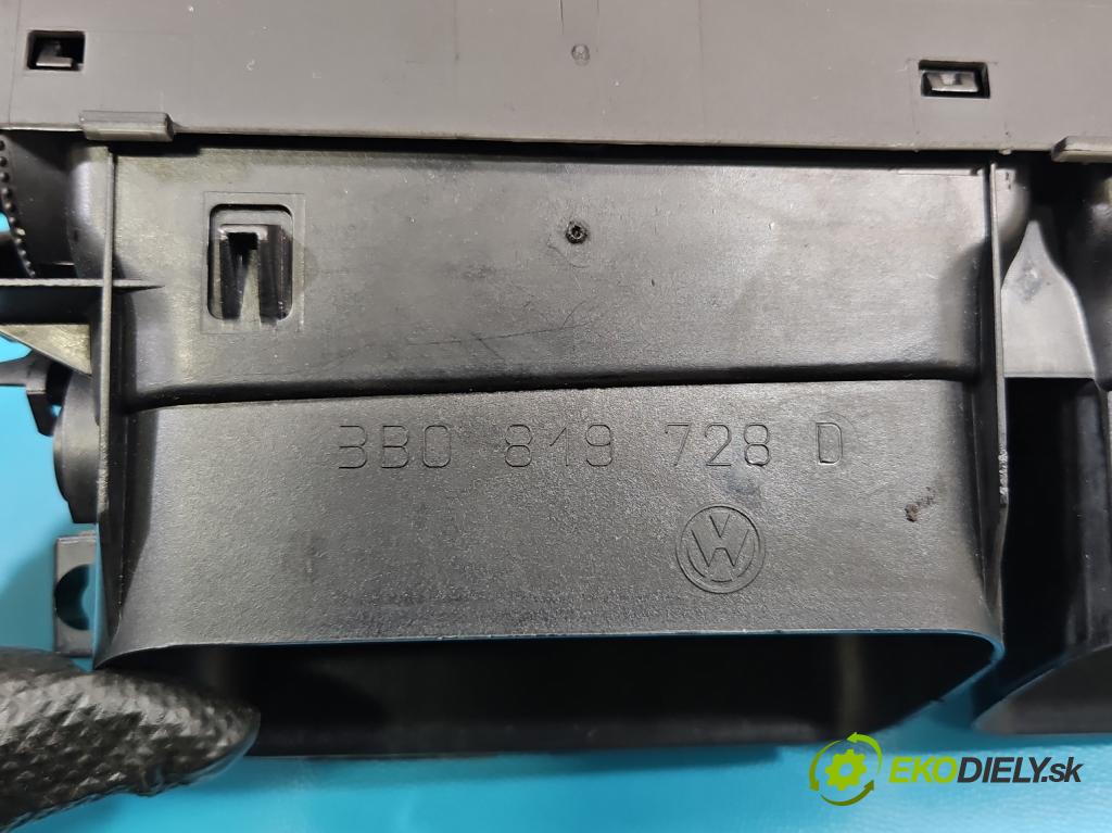 Vw Passat B5 1995-2005 1.8 T 150 hp manual 110 kW 1781 cm3 4- Mřížka: topení medián: 3B0819728D (Mřížka topení)