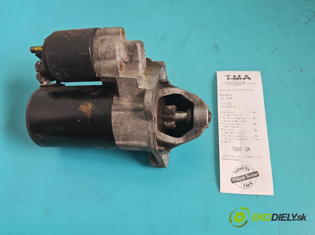 Vw Passat B5 1995-2005 1.8 T 150 hp manual 110 kW 1781 cm3 4- startér: 0001107073 (Startér)