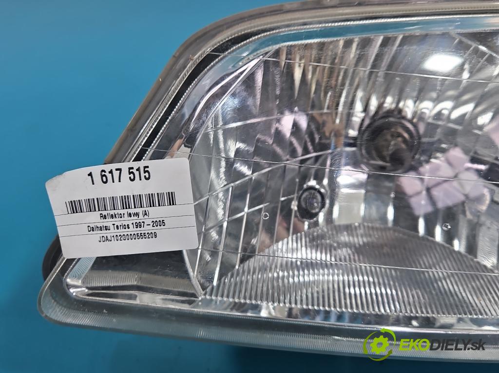 Daihatsu Terios 1997-2005 1.3 16V 86 hp manual 63 kW 1298 cm3 5- světlo levý 001-7376 (Klika dveří ostatní)