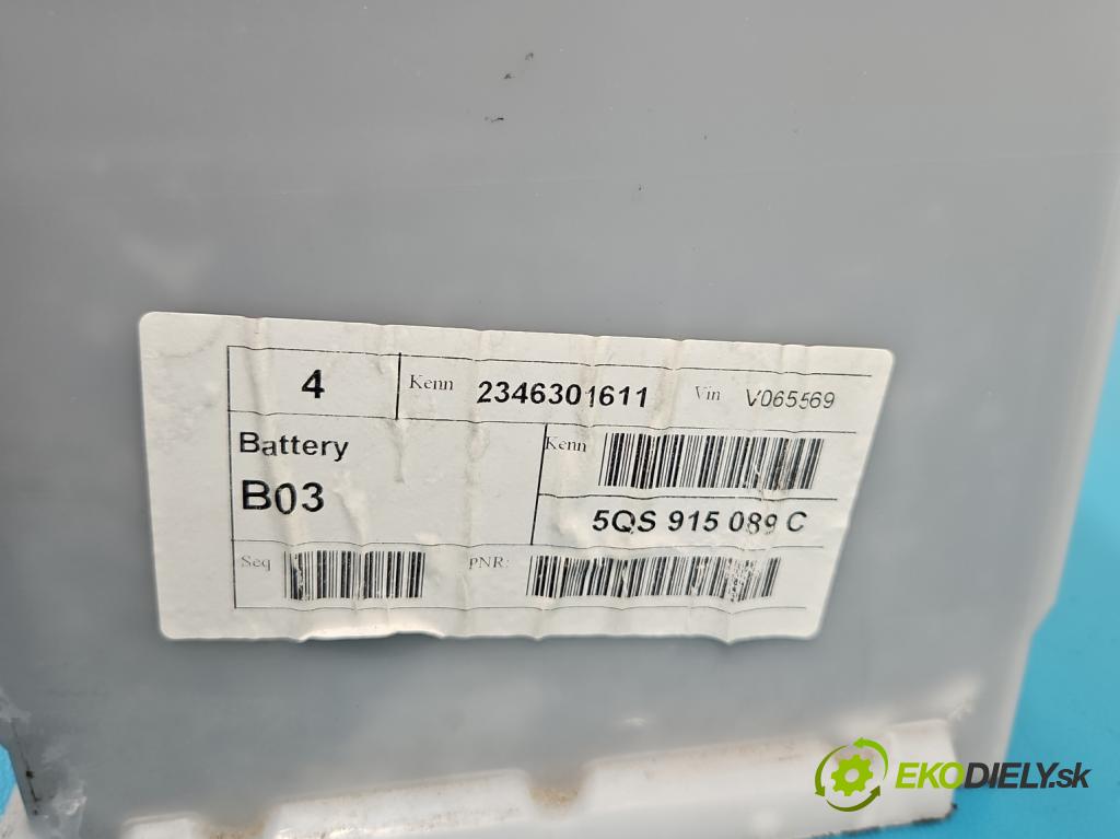 Honda Civic VIII 2006-2011 1.8 16V 140 HP manual 103 kW 1799 cm3 5- Akumulator automobilovy 5QS915089C