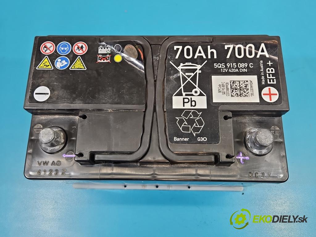 Honda Civic VIII 2006-2011 1.8 16V 140 HP manual 103 kW 1799 cm3 5- Akumulator automobilovy 5QS915089C