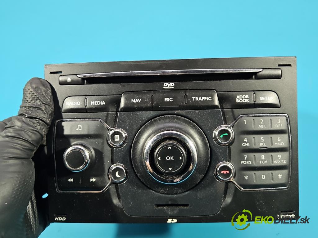 Peugeot 3008 I 2009-2016 2.0 hdi 150 HP manual 110 kW 1997 cm3 5- Radio originál 96664002CL