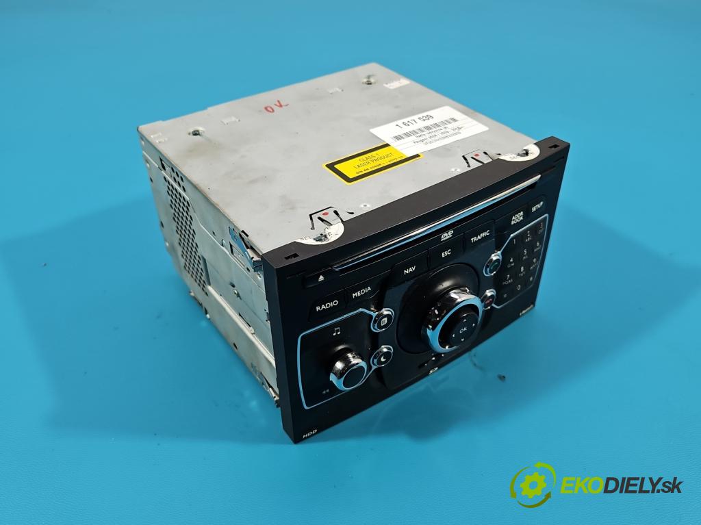 Peugeot 3008 I 2009-2016 2.0 hdi 150 HP manual 110 kW 1997 cm3 5- Radio originál 96664002CL