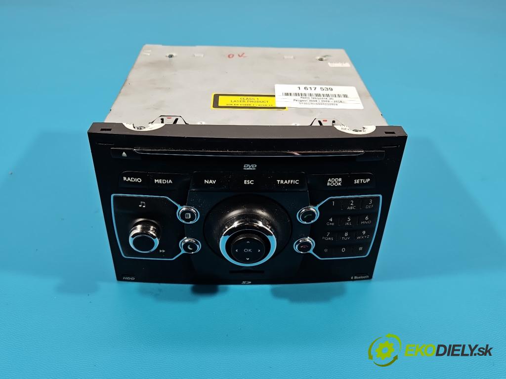 Peugeot 3008 I 2009-2016 2.0 hdi 150 HP manual 110 kW 1997 cm3 5- Radio originál 96664002CL