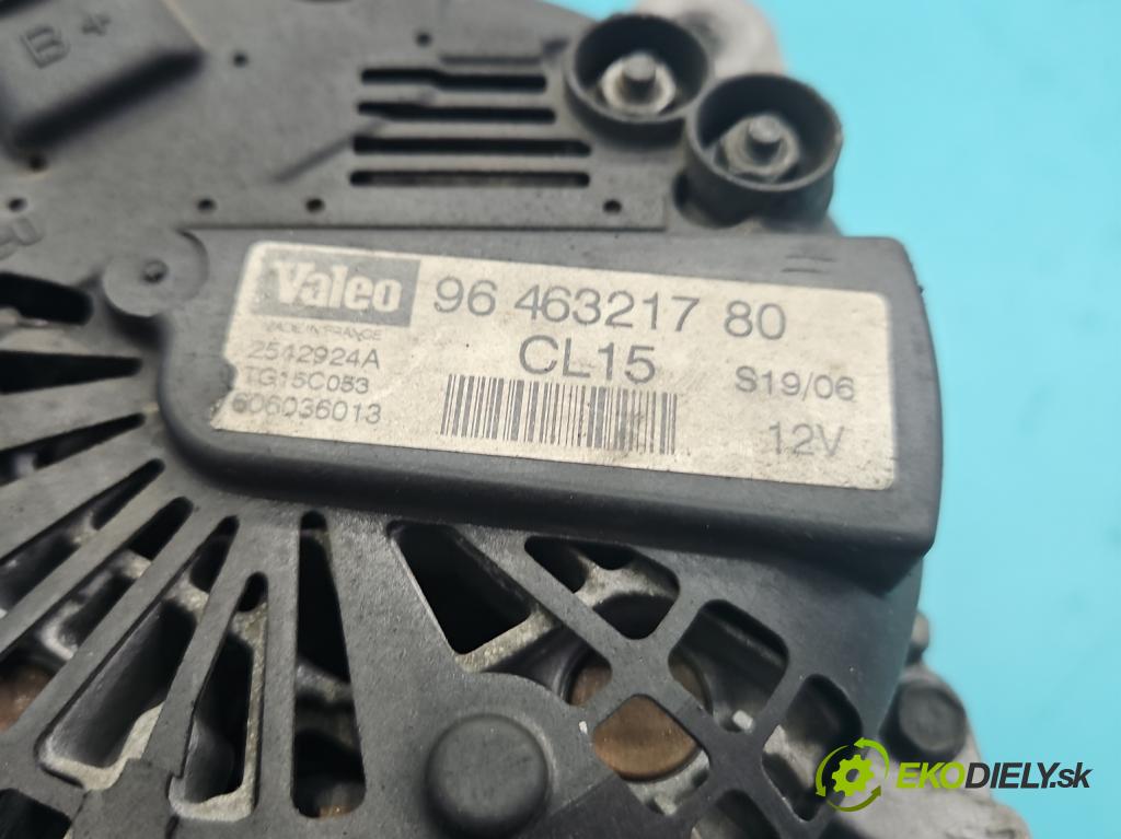 Citroen C3 I 2002-2009 1.4 hdi 68 hp manual 50 kW 1398 cm3 5- Alternator 9646321780 (Alternátor)