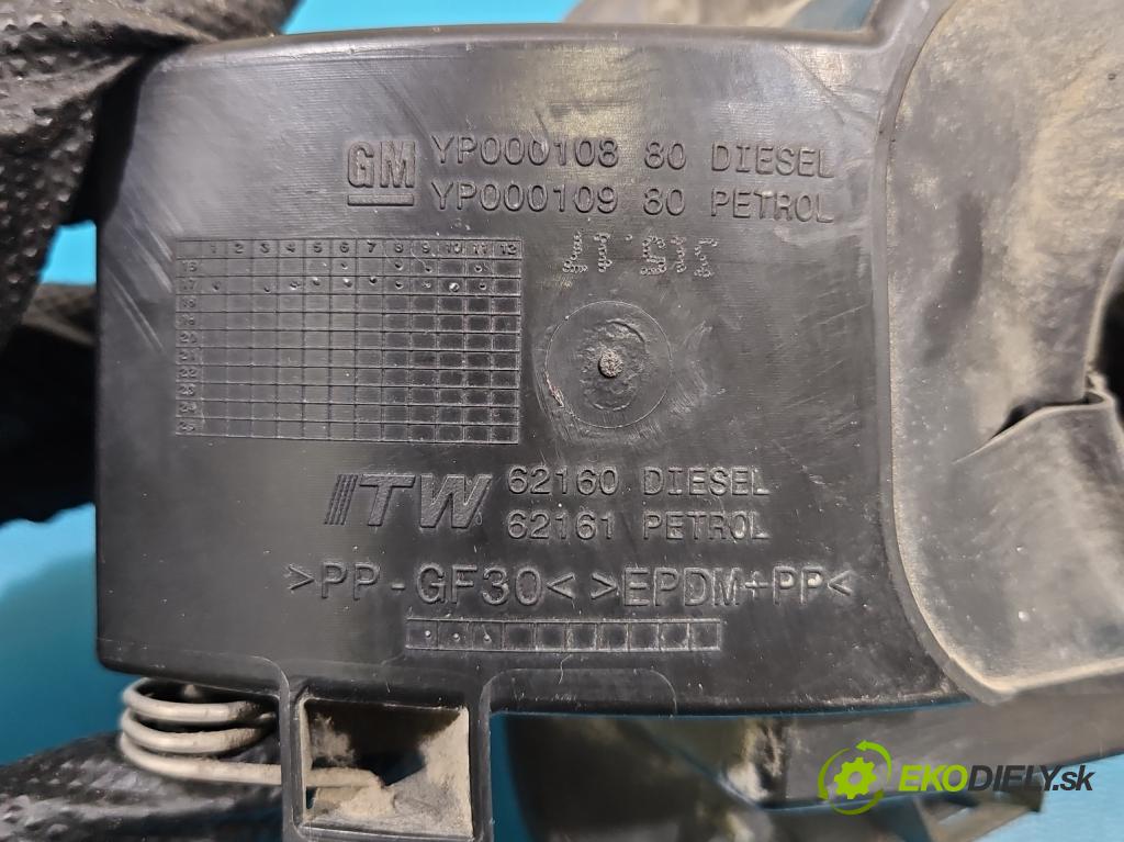 Opel Grandland 2017–2024 1.2 T 131 hp manual 96 kW 1199 cm3 5- Klapka nalévání paliva  (Klika dveří ostatní)