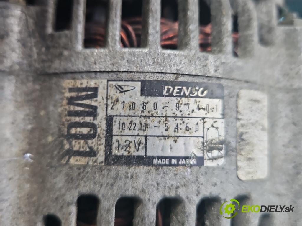 Daihatsu Terios 1997-2005 1.3 16V 86 hp manual 63 kW 1298 cm3 5- Alternator 27060-97401 (Alternátor)