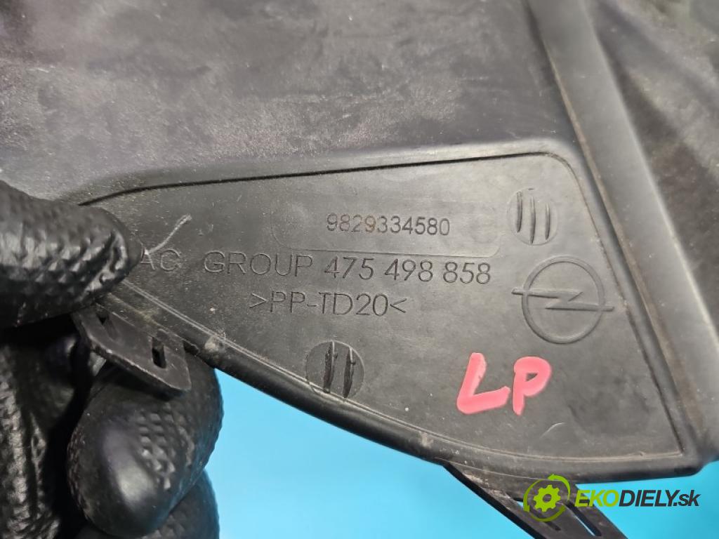 Opel Corsa F 2019- 1.2 12V 75 HP manual 55 kW 1199 cm3 5- blenda mriežka: nárazník ľavé 9829334580