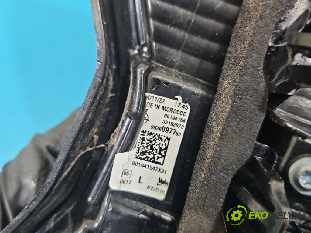 Opel Corsa F 2019- 1.2 12V 75 HP manual 55 kW 1199 cm3 5- svetlo / reflektor zadné ľavé kufrové dvere 9830097780