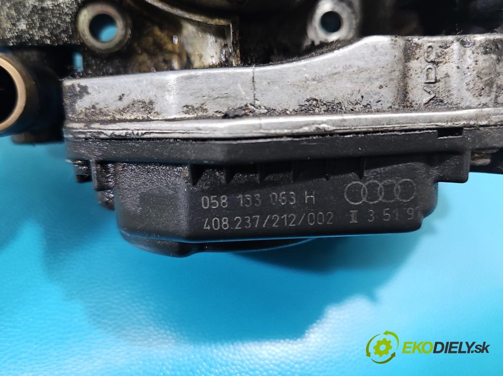 Audi A4 B5 1994-2001 1.6 8V 101 hp manual 74 kW 1595 cm3 4- škrticí klapka 058133063H (Škrticí klapka)