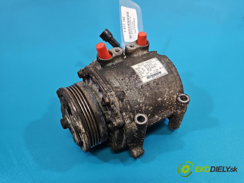 Suzuki Ignis 1.3 16V 93KM manual 68.6 kW 1328 cm3 5- Kompresor: klimatizácie 95200-86GA0 (Kompresor klimatizácie)