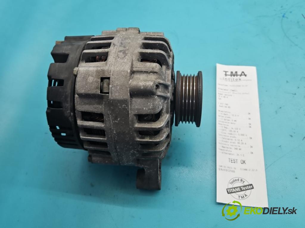 Audi A4 B5 1994-2001 1.6 8V 101 HP manual 74 kW 1595 cm3 4- Alternator 06B903016 (Alternátor)
