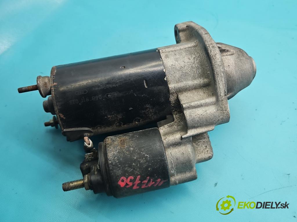 Audi A4 B5 1994-2001 1.6 8V 101 HP manual 74 kW 1595 cm3 4- štartér 06B911023 (Štartér)