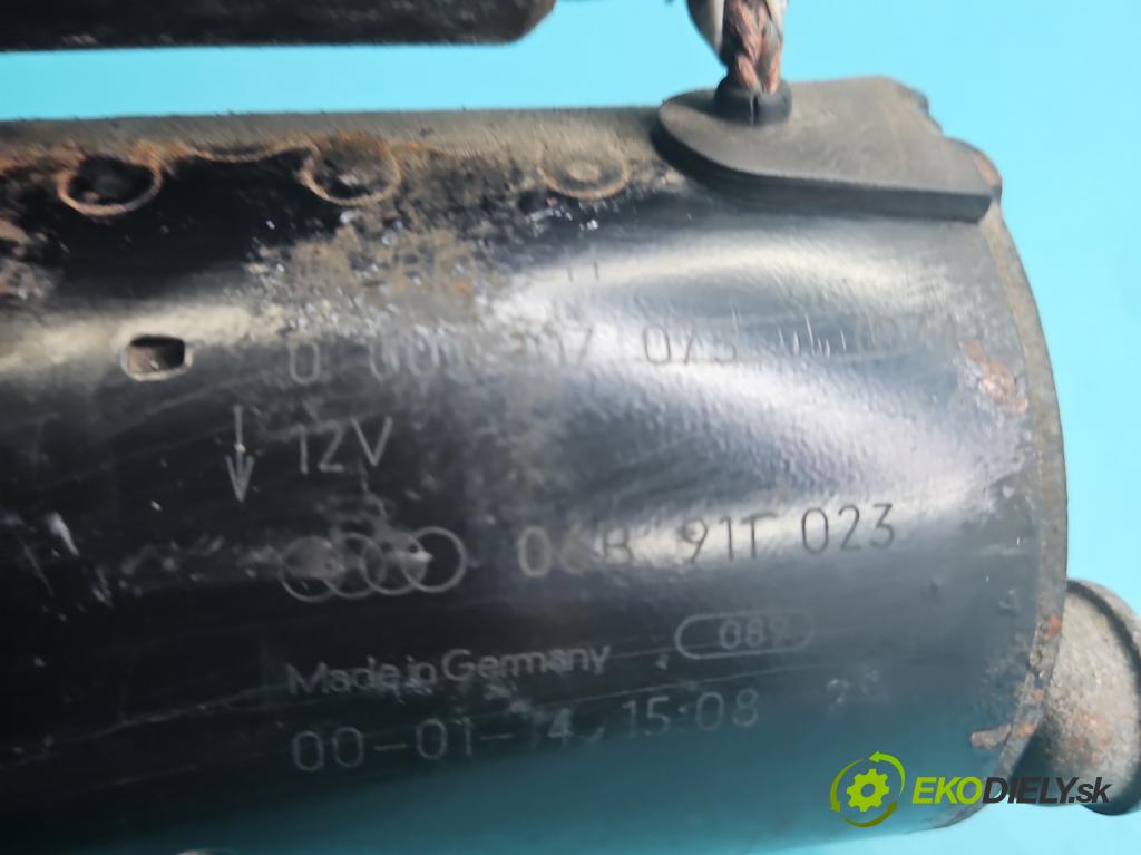 Audi A4 B5 1994-2001 1.6 8V 101 HP manual 74 kW 1595 cm3 4- štartér 06B911023 (Štartér)