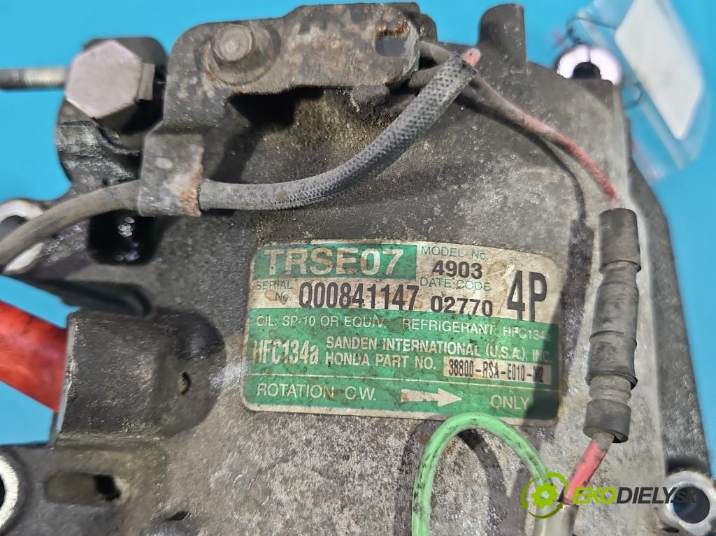 Honda Civic VIII 2006-2011 1.8 16V 140 HP manual 103 kW 1799 cm3 5- Kompresor: klimatizácie 38800-RSA-E010-M2 (Kompresor klimatizácie)