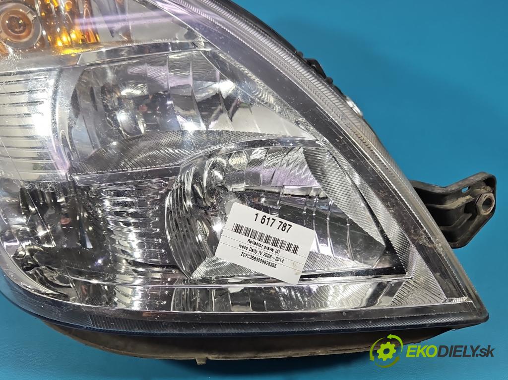 Iveco Daily IV 2006-2014 2.3 HPI 116 hp manual 85 kW 2287 cm3 5- světlo pravý  (Pravé přední světlo)