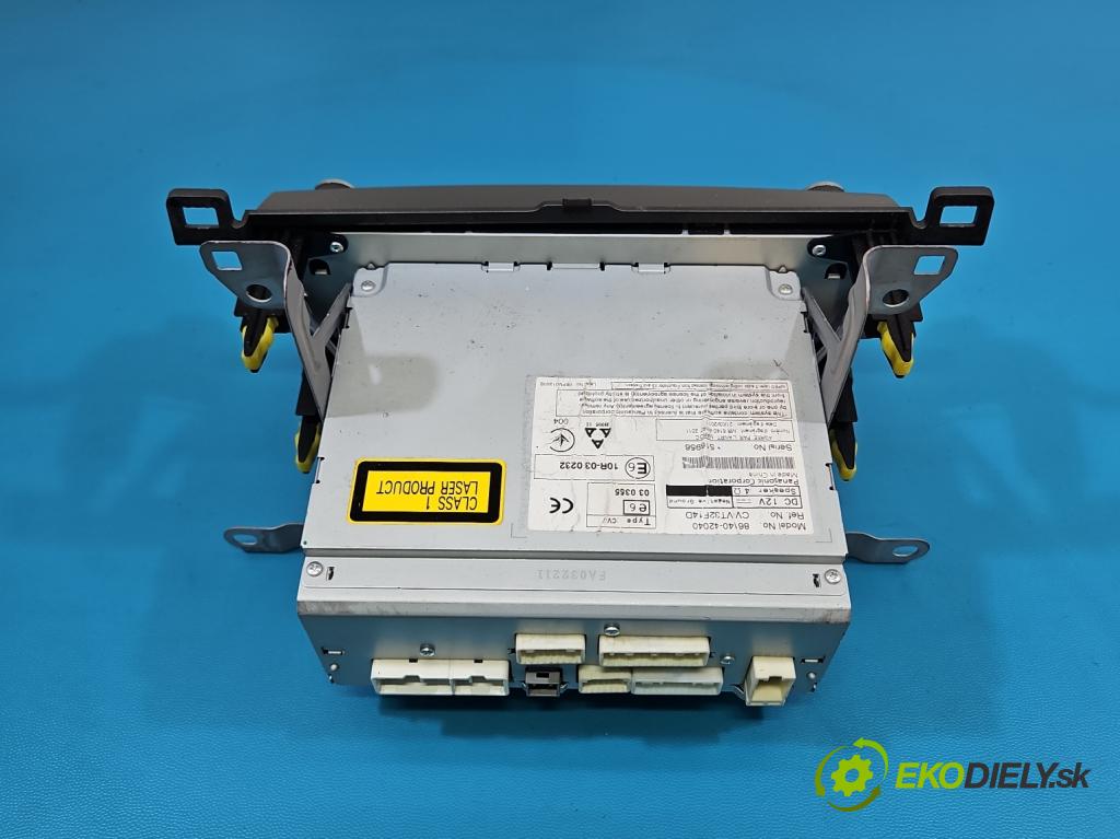 Toyota Rav4 IV 2013-2018 2.0 16V 151KM automatic 111 kW 1987 cm3 5- Radio originál 86140-42040