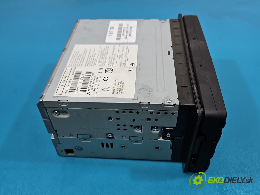 Mitsubishi Outlander II 2006-2013 2.2 DI-D 4N14 177 HP manual 130 kW 2268 cm3 5- Radio originál 261EM-07AIR5