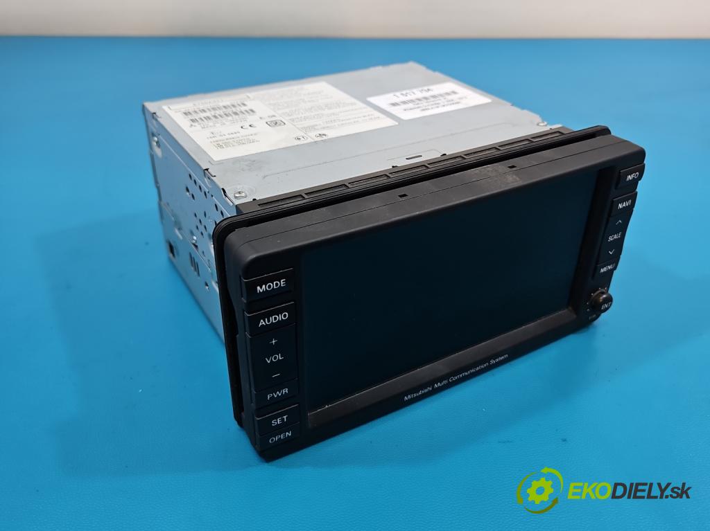 Mitsubishi Outlander II 2006-2013 2.2 DI-D 4N14 177 HP manual 130 kW 2268 cm3 5- Radio originál 261EM-07AIR5