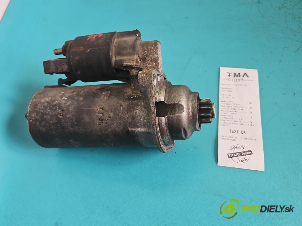 Vw Golf IV 1997-2003 1.9 tdi 110 HP manual 81 kW 1896 cm3 5- štartér  (Štartér)