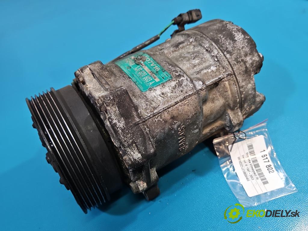 Vw Golf IV 1997-2003 1.9 tdi 110 hp manual 81 kW 1896 cm3 5- Kompresor: klíma 1J0820803A (Kompresor klimatizace)