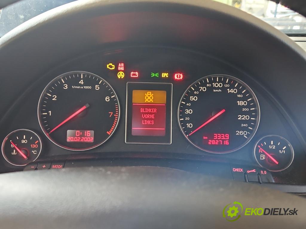 Audi A4 B6 2000-2004 1.6 8V 102 HP manual 75 kW 1595 cm3 4- prístrojovka/ budíky 8E0920900L (Prístrojová doska)