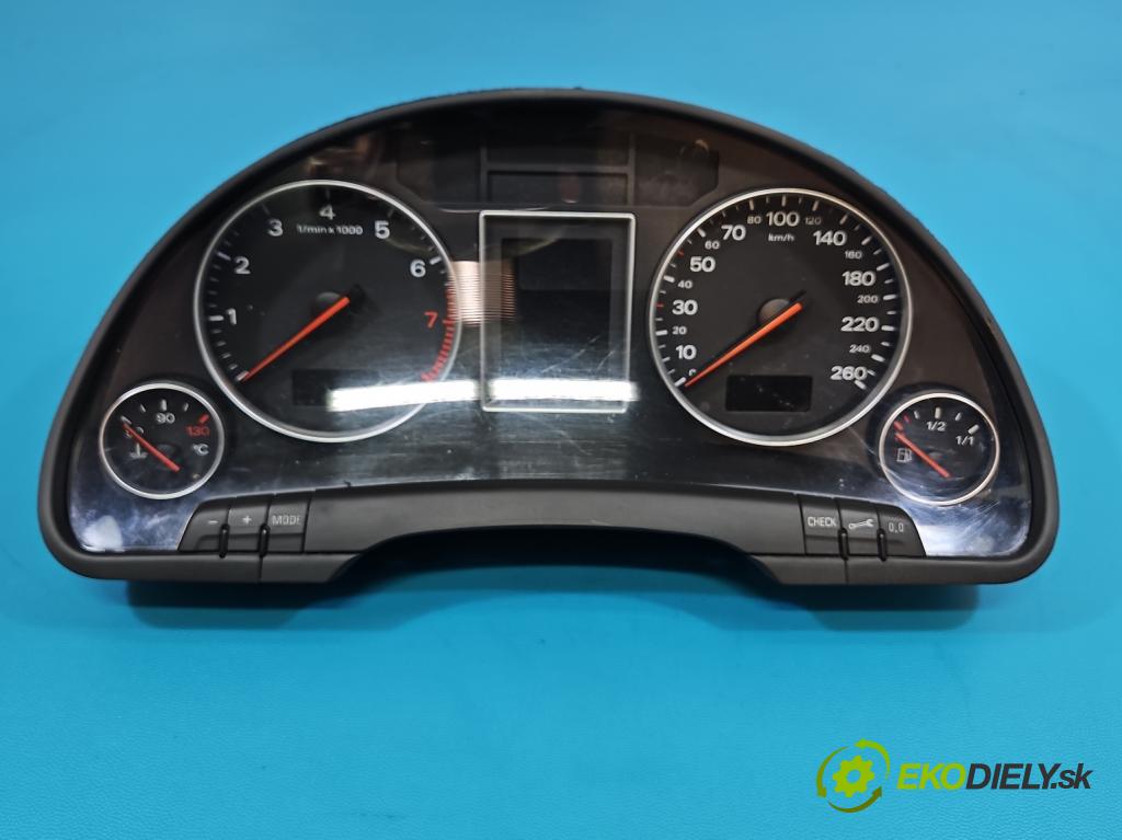 Audi A4 B6 2000-2004 1.6 8V 102 HP manual 75 kW 1595 cm3 4- prístrojovka/ budíky 8E0920900L (Prístrojová doska)