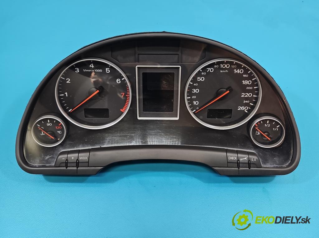 Audi A4 B6 2000-2004 1.6 8V 102 HP manual 75 kW 1595 cm3 4- prístrojovka/ budíky 8E0920900L (Prístrojová doska)