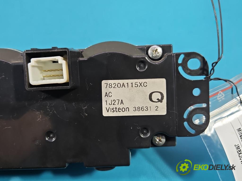 Mitsubishi Outlander II 2006-2013 2.2 DI-D 4N14 177 hp manual 130 kW 2268 cm3 5- palubní deska panel topení 7820A115XC