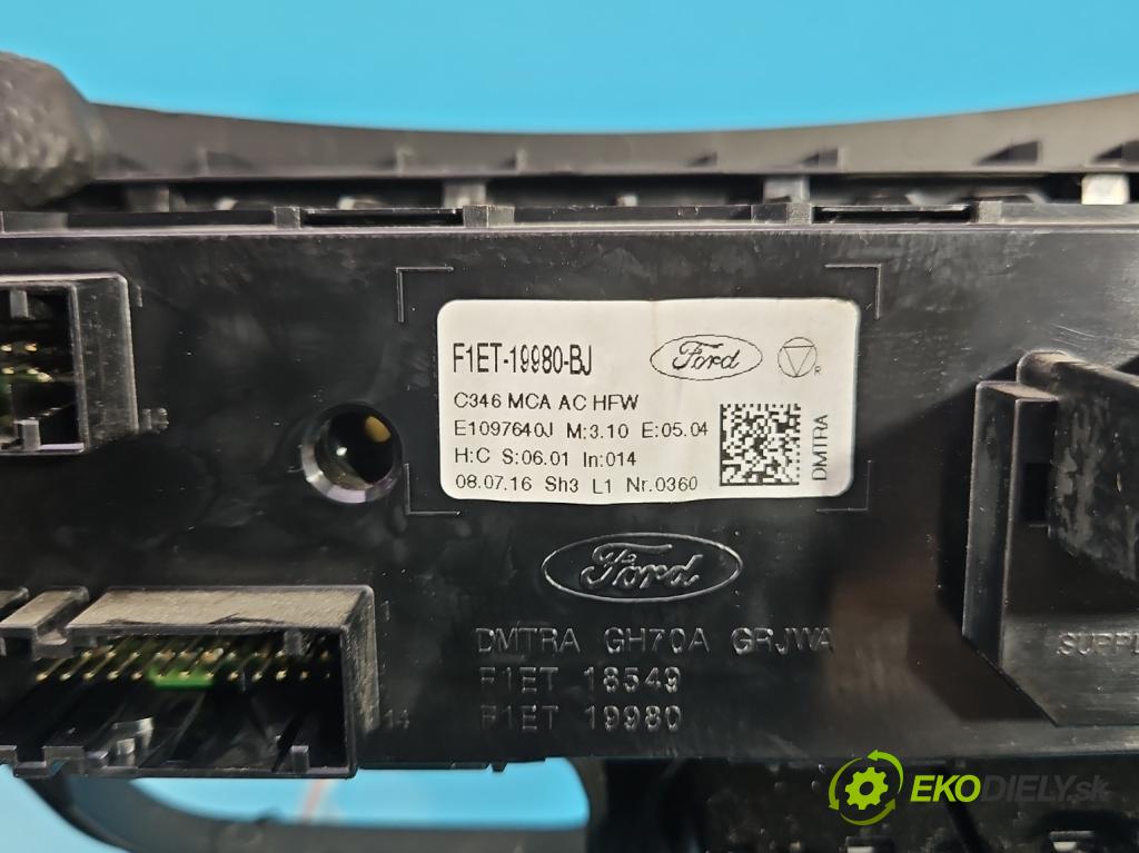Ford C-Max II 2010-2019 2.0 tdci 150 hp manual 110 kW 1997 cm3 5- palubní deska panel topení F1ET-19980-BJ