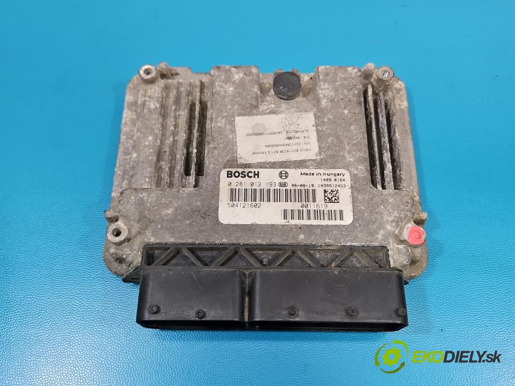 Iveco Daily IV 2006-2014 2.3 HPI 116 HP manual 85 kW 2287 cm3 5- riadiaca jednotka motora 0281012193