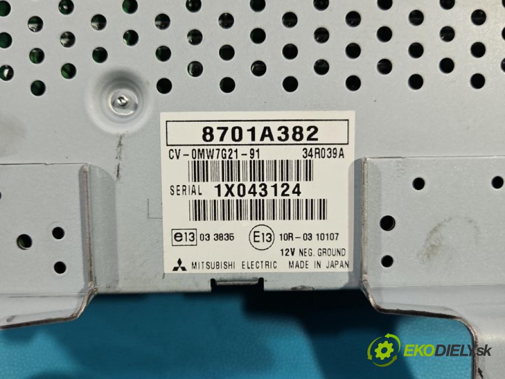 Mitsubishi Outlander II 2006-2013 2.2 DI-D 4N14 177 HP manual 130 kW 2268 cm3 5- Zesilovač: 8701A382 (Zosilňovač)