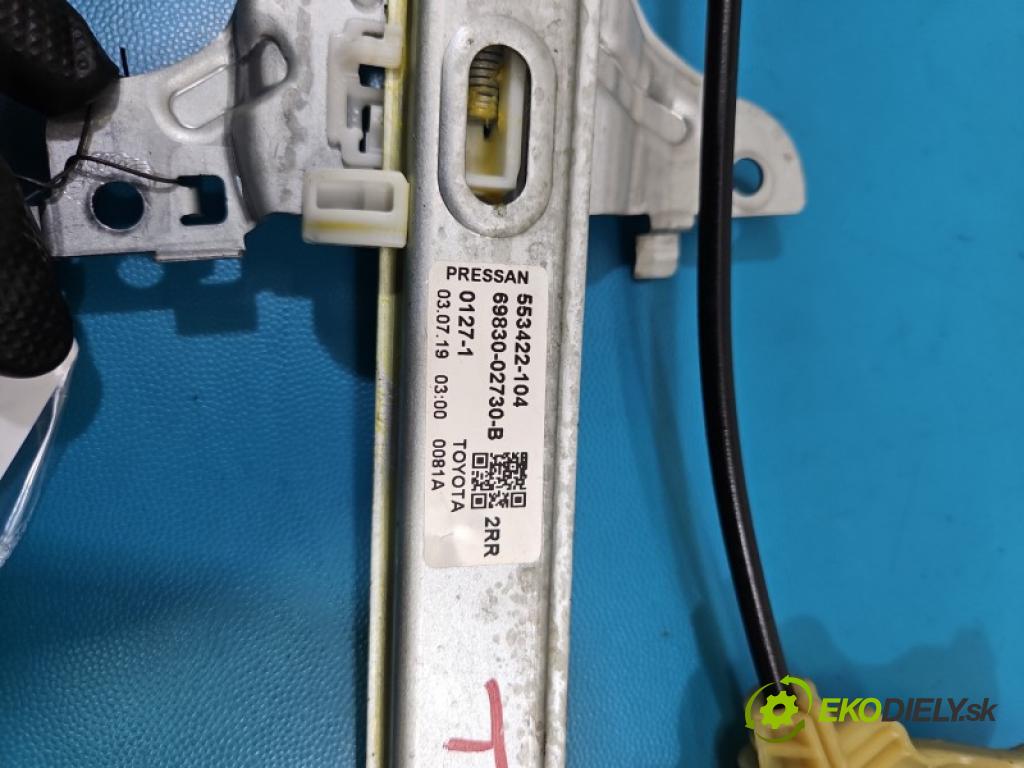 Toyota Corolla E21 2019- 1.6 16V 132 hp manual 97 kW 1598 cm3 4- mechanismus stahování zadní pravý 85701-02090