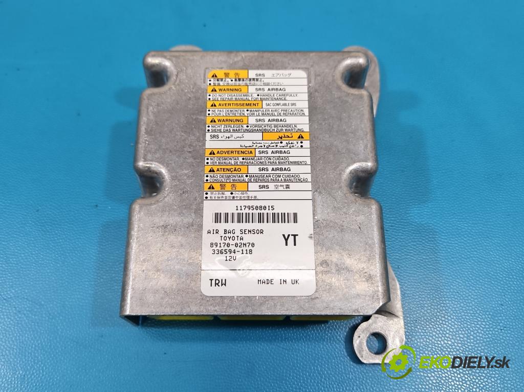 Toyota Corolla E21 2019- 1.6 16V 132 hp manual 97 kW 1598 cm3 4- řídící jednotka polštáře: 89170-02N70