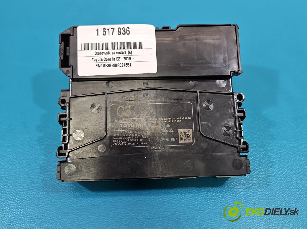 Toyota Corolla E21 2019- 1.6 16V 132 hp manual 97 kW 1598 cm3 4- řídící jednotka 86740-12040