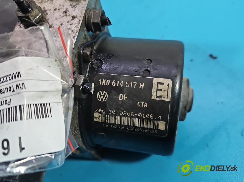 Vw Touran I 2003-2015 1.9 tdi 105 hp manual 77 kW 1896 cm3 5- čerpadlo abs 1K0907379K (Pumpa ABS)