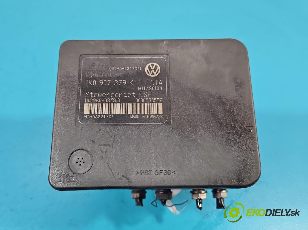 Vw Touran I 2003-2015 1.9 tdi 105 hp manual 77 kW 1896 cm3 5- čerpadlo abs 1K0907379K (Pumpa ABS)