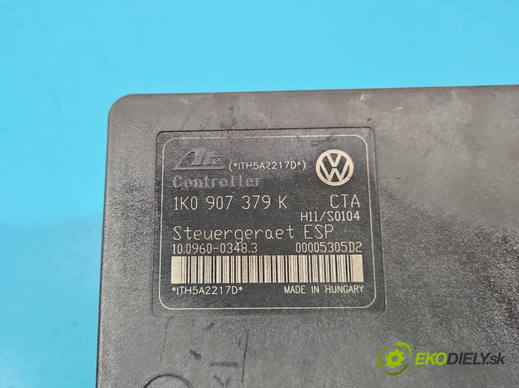 Vw Touran I 2003-2015 1.9 tdi 105 hp manual 77 kW 1896 cm3 5- čerpadlo abs 1K0907379K (Pumpa ABS)