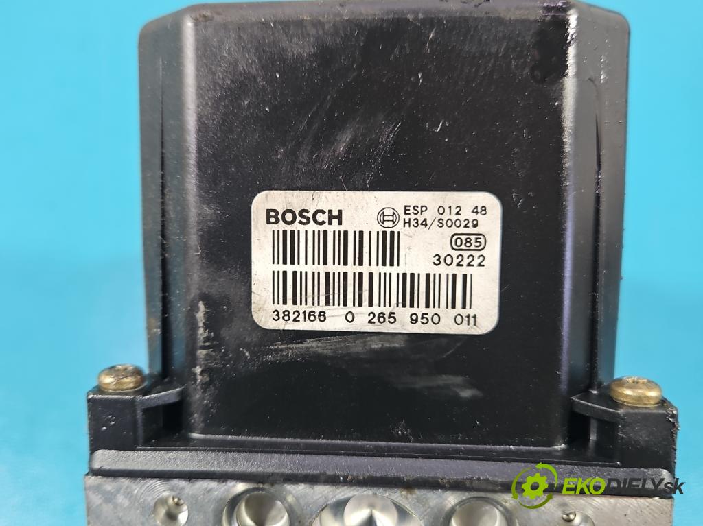 Audi A4 B6 2000-2004 1.6 8V 102 hp manual 75 kW 1595 cm3 4- čerpadlo abs 0265950011 (Pumpa ABS)